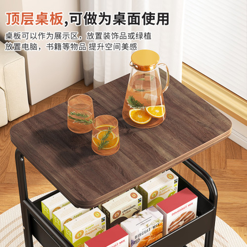 小推車置物架帶桌板可移動茶幾邊幾客廳沙發茶桌臥室置物小桌子