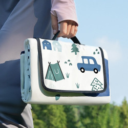 野餐墊防潮墊加厚戶外可攜式帳篷地墊坪墊子音樂節野炊露營墊