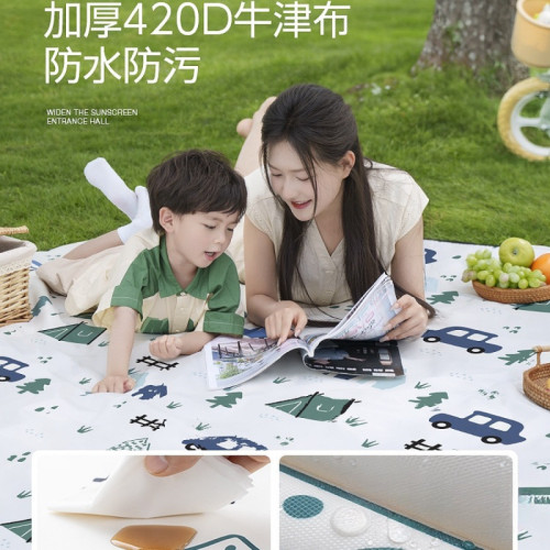 野餐墊防潮墊加厚戶外可攜式帳篷地墊坪墊子音樂節野炊露營墊 野餐墊防潮墊加厚戶外可攜式帳篷地墊坪墊子音樂節野炊露營墊