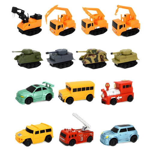 坦克工程車小汽車劃線機器人自動感應跟隨筆識路行走兒童玩具