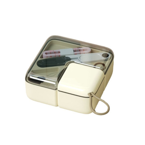 輕奢家用針線盒高檔可攜式多功能實用手縫針線縫紉工具針線包收納盒