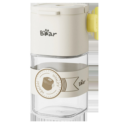 小熊罐鹽伊萬調料盒定量撒鹽罐調料罐調味盒定量控鹽瓶CX-JW008