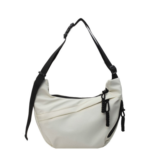 學生上課通勤女包女小衆新款單肩包時尚休閒大容量斜後後背包餃子包包