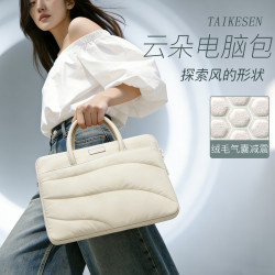 筆電手提電腦包女14寸內膽包保護套16寸適用蘋果15寸M5華爲13