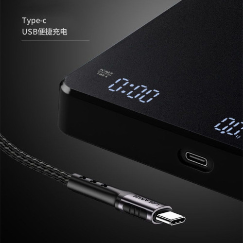 咖啡秤高精度計時家用精準廚房電子秤小型手沖食物烘焙迷你克重稱