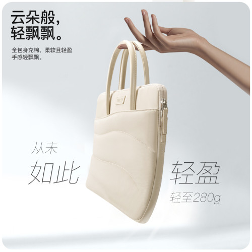 筆電手提電腦包女14寸內膽包保護套16寸適用蘋果15寸M5華爲13寸
