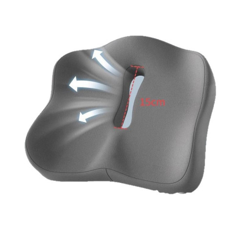 護腰靠墊辦公室久坐座墊記憶棉坐墊慢廻彈尾椎減壓墊子護臀屁墊