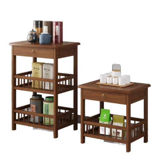 茶櫃茶台客廳沙發邊幾側邊櫃小茶幾小桌子茶葉架收納櫃角幾置物架