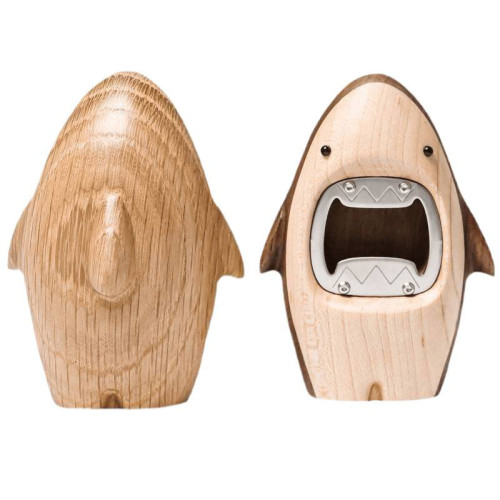 開瓶器啓卡通木質啤酒個性起子家用鯊好物實可愛桌面擺件創意宇天