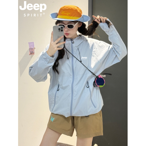JEEP防曬衣女款夏季2026新款戶外山系多巴胺輕薄涼感巨好看的外套
