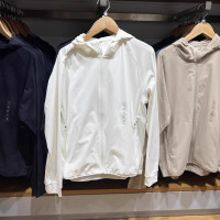 日單男女情侶裝防曬衣速乾透氣高彈力拉鍊連帽開衫 475387 465203