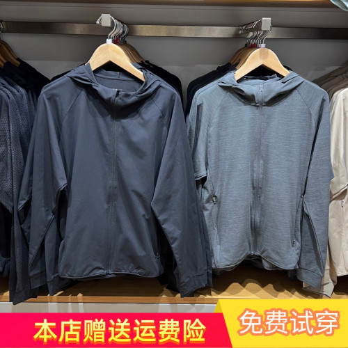 日單男女情侶裝防曬衣速乾透氣高彈力拉鍊連帽開衫 475387 465203