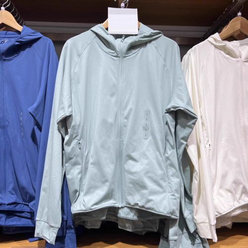 日單男女情侶裝防曬衣速乾透氣高彈力拉鍊連帽開衫 475387 465203