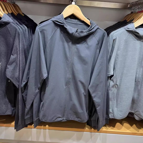 日單男女情侶裝防曬衣速乾透氣高彈力拉鍊連帽開衫 475387 465203