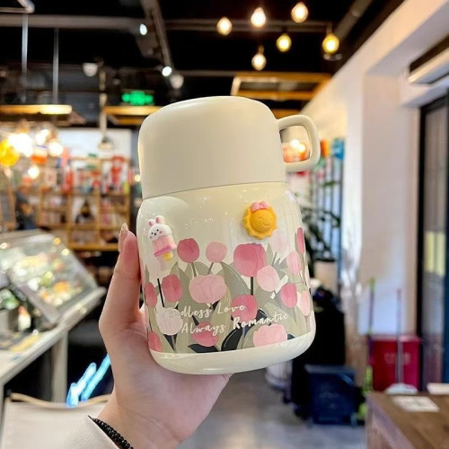 鬱金香燜燒杯銀耳羹上班族可攜式燜燒壺不鏽鋼保溫杯子家用燜燒杯子