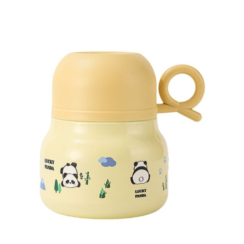 創意卡通銀耳保溫杯316不鏽鋼雙層燜燒杯帶杯勺子可愛女生燜燒罐