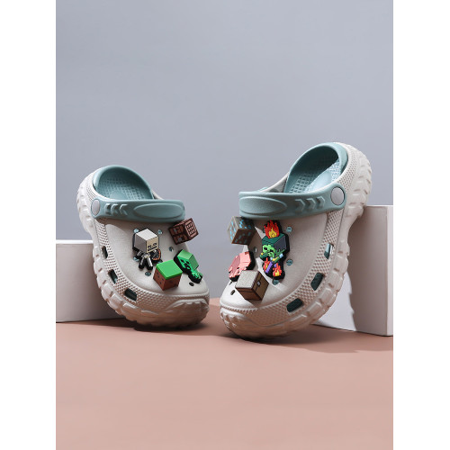 我的世界兒童洞洞鞋男童2026新款男孩防滑室內小孩沙灘寶寶涼拖鞋