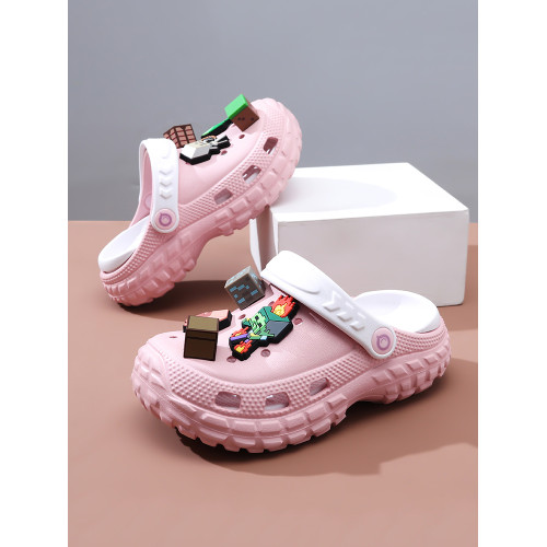 我的世界兒童洞洞鞋男童2026新款男孩防滑室內小孩沙灘寶寶涼拖鞋