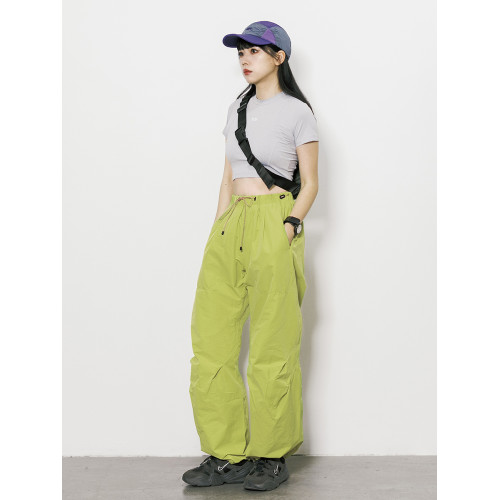 RCDB山系戶外防潑水速乾工裝褲男女中性直筒徒步登山防風休閒長褲