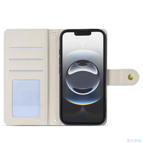 香風杏色適用IPhone17/16/15/14/13/12/11promax/Plus蘋果繙蓋手機殼Mini/Se/Air皮套保護電話殼