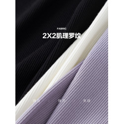 小儷大碼女裝 顯瘦十斤！遮肚抽皺不規則開叉U領正肩短袖T恤女夏