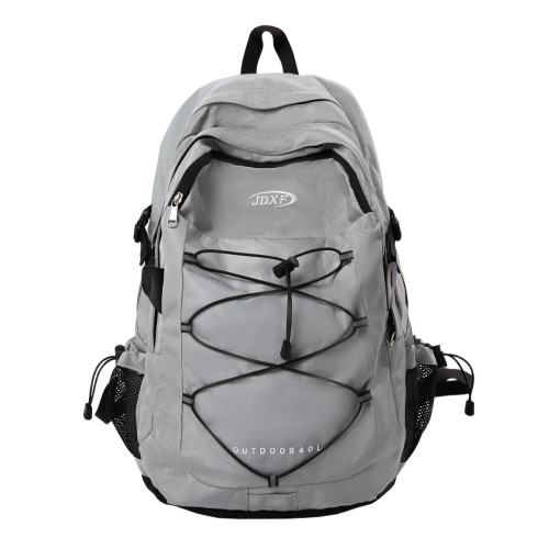 新款高顔值雙肩包小衆設計潮酷抽繩後後背包情侶簡約輕便大容量旅行包 新款高顔值雙肩包小衆設計潮酷抽繩後後背包情侶簡約輕便大容量旅行包