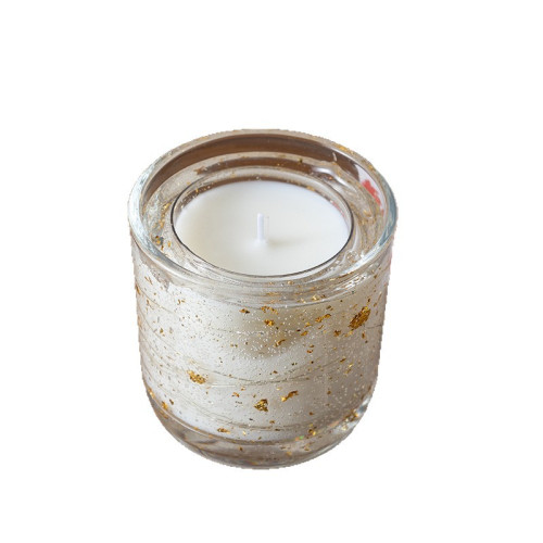 光感LED燈金箔發光香薰蠟燭情人節氛圍感擴香高顔值香氛蠟燭禮物