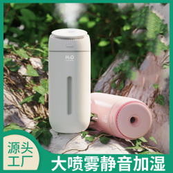 新款桌面補水夜燈家用辦公臥室車用大霧量usb迷你空氣淨化加濕器