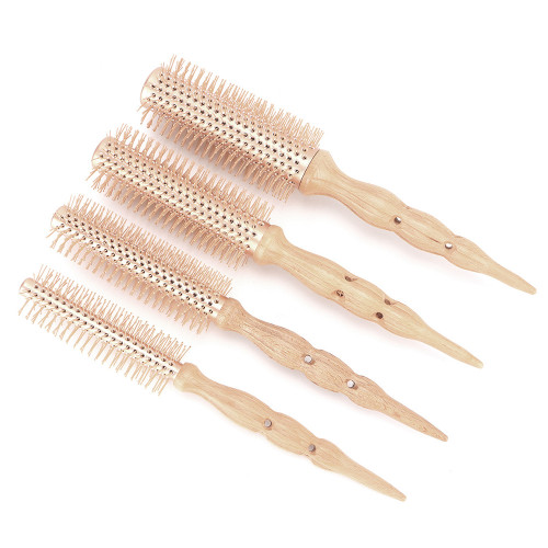 卷髮造型直髮蓬松梳卷髮梳內釦耐高溫梳子滾梳美髮木質圓滾梳 卷髮造型直髮蓬松梳卷髮梳內釦耐高溫梳子滾梳美髮木質圓滾梳