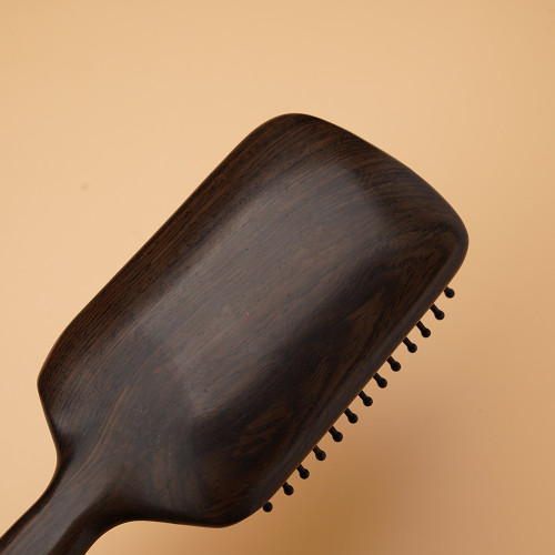 黑檀木氣墊按摩梳方形氣囊梳 順發頭皮按摩家用女式美髮梳