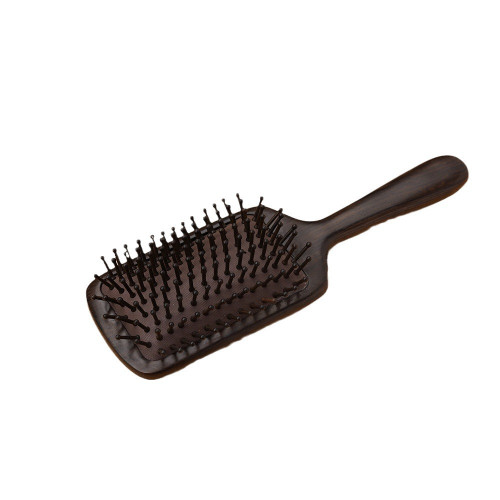 黑檀木氣墊按摩梳方形氣囊梳 順發頭皮按摩家用女式美髮梳