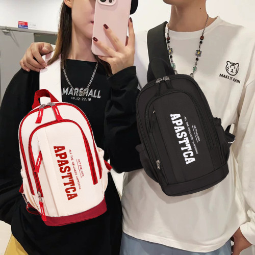 胸包女2026新款包包女士肩包男休閒單肩斜後後背包女士挎包大學生情侶