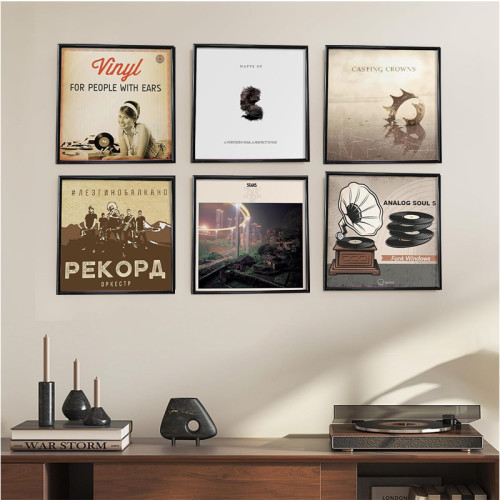 黑膠唱片相框展示架收藏12寸CD音樂專輯珍藏裝裱框收納裝飾牆 黑膠唱片相框展示架收藏12寸CD音樂專輯珍藏裝裱框收納裝飾牆