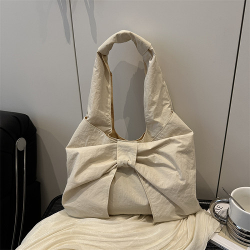 夏季韓風復古格子背心包大容量單肩包輕便購物袋百搭帆布包女學生