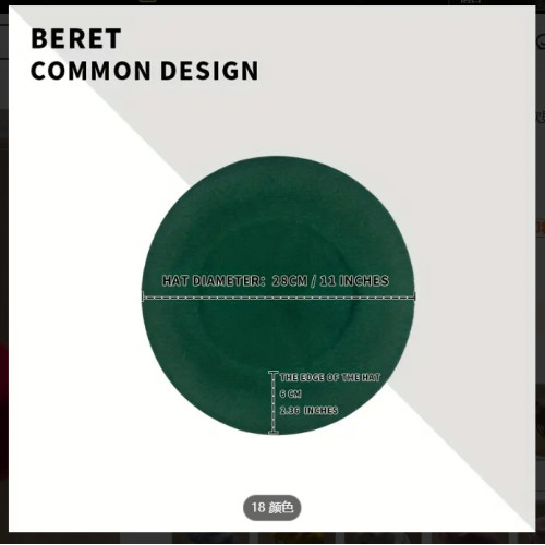 春秋新款帽子女高級感愛心金屬標保暖毛呢貝雷帽顯臉小甜美南瓜帽