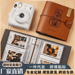 相冊本情侶紀唸冊diy4寸拍立得收納本影集家庭大容量相簿旅行卡冊