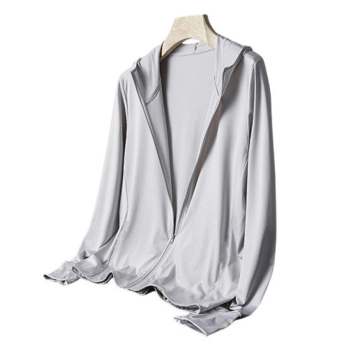 冰絲防曬衣男2025工裝男士夏季防紫外線透氣薄外套戶外便宜防曬服