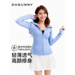 ohsunny巨好看防曬衣女夏小個子修身時尚洋氣時髦運動防曬服外套