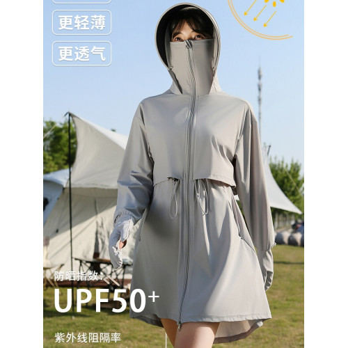 楊冪同款胖mm大碼防曬衣女2026新款夏透氣中長款冰絲透氣防紫外線