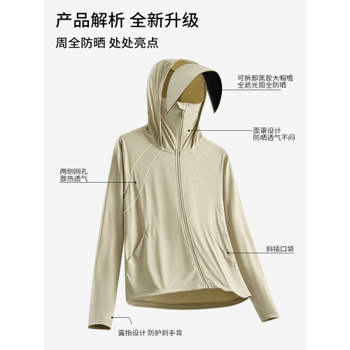 防曬衣女士2026夏季新款防紫外線upf100+超薄冰感觸面料彈力外套