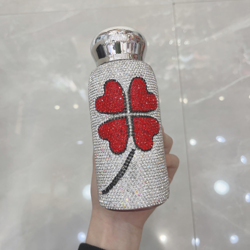 網紅鑲鑽保溫杯可攜式高顔值不鏽鋼水杯滿鑽直身杯保溫杯女禮品