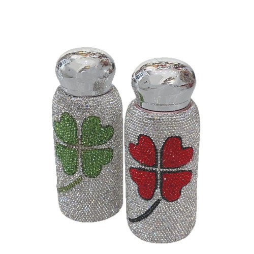 網紅鑲鑽保溫杯可攜式高顔值不鏽鋼水杯滿鑽直身杯保溫杯女禮品