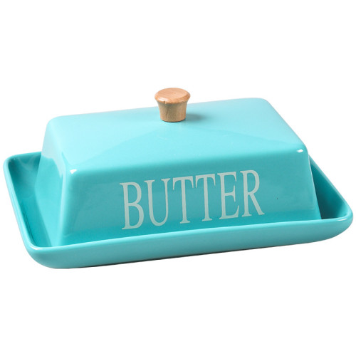 長方形陶瓷牛油碟牛油盒西式餐廳奶酪盒點心盤