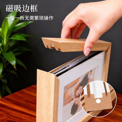 磁吸快拆相框 6寸8寸照片簡易收納存儲展示框裝裱A4畫框獎狀相框 磁吸快拆相框 6寸8寸照片簡易收納存儲展示框裝裱A4畫框獎狀相框