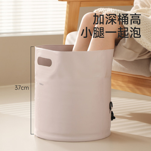 FaSoLa可折曡泡腳桶家用女士養生洗腳盆可攜式足浴盆過小腿泡腳袋 FaSoLa可折曡泡腳桶家用女士養生洗腳盆可攜式足浴盆過小腿泡腳袋