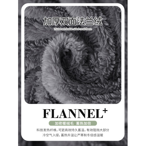 珊瑚絨男士睡袍秋冬季加厚加絨睡衣青少年浴袍冬天男生鯊魚家居服