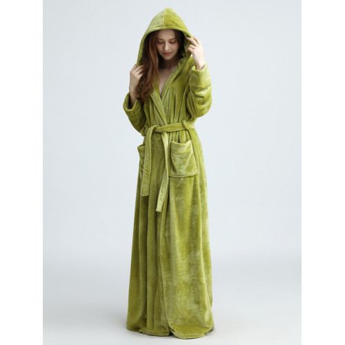 睡袍女秋冬季超長到腳踝男士加厚珊瑚絨睡衣加絨加長款浴袍法蘭絨