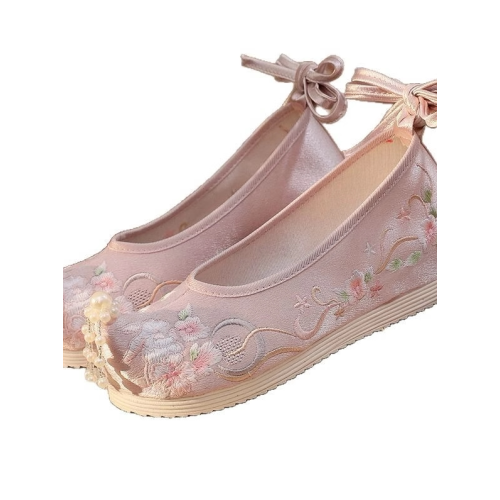 春夏新款漢服鞋子女翹頭綉花鞋演出古風刺綉古裝弓鞋老北京布鞋女 春夏新款漢服鞋子女翹頭綉花鞋演出古風刺綉古裝弓鞋老北京布鞋女