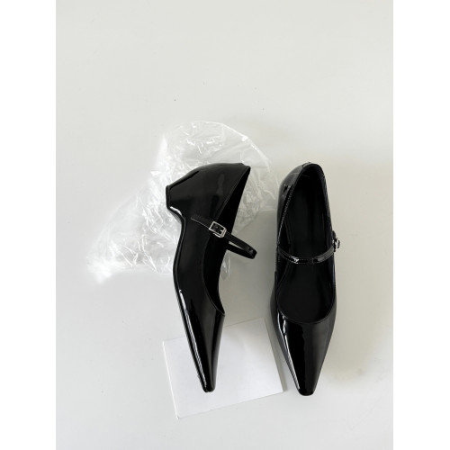 羊皮版~法式氣質一字釦帶粗跟瑪麗珍女鞋尖頭單鞋淺口通勤高跟鞋 羊皮版~法式氣質一字釦帶粗跟瑪麗珍女鞋尖頭單鞋淺口通勤高跟鞋