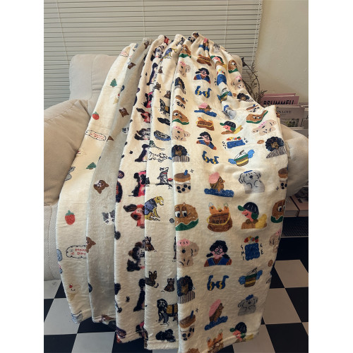 高個子加長版睡褲女加絨加厚珊瑚絨秋冬季寬鬆直筒遛彎家居長褲子